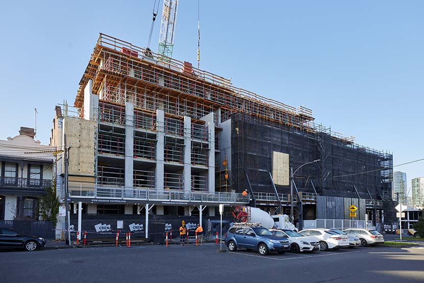 West Melbourne build-to-rent development reaches “topping out” milestone