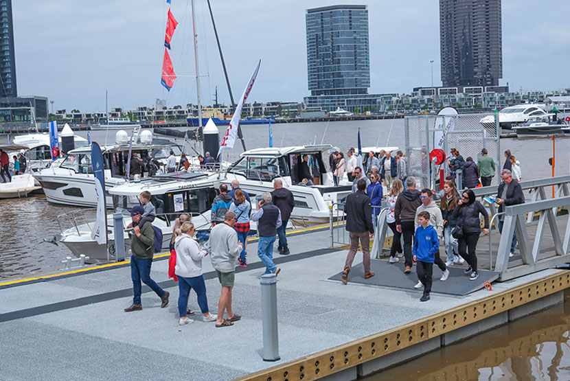 Bumper crowds turn out for the Melbourne Boat Show as tills ring for local businesses 