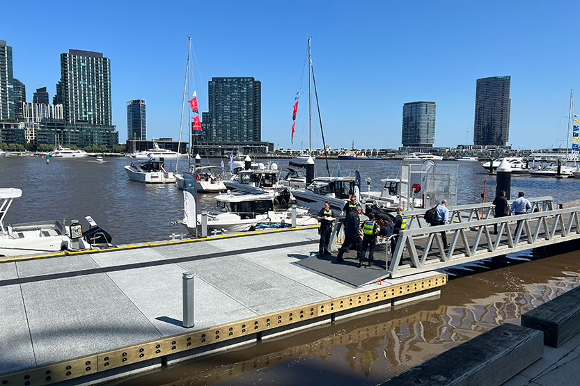 Man’s body found in Victoria Harbour at launch of Melbourne Boat Show