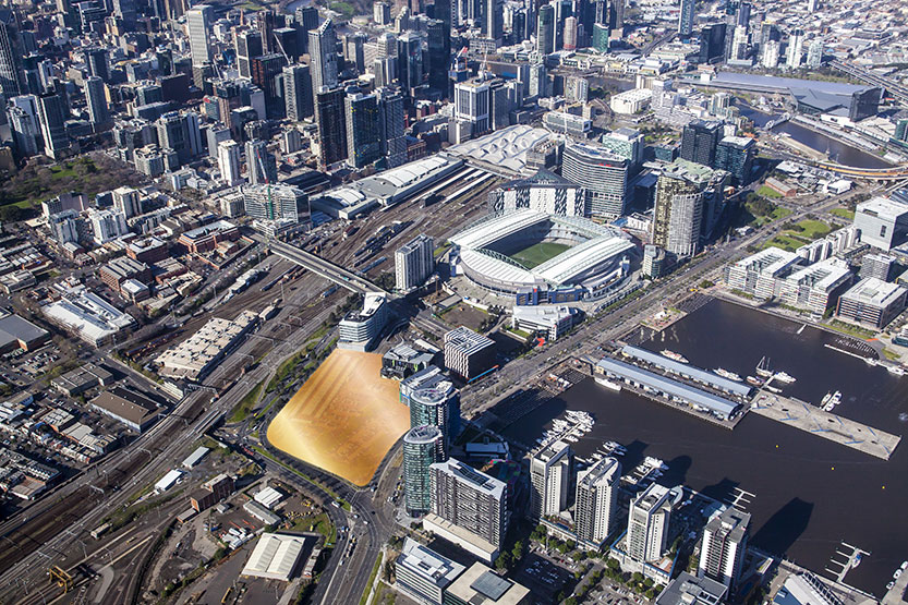 Plans for a $1.75bn waterfront precinct revealed for Docklands