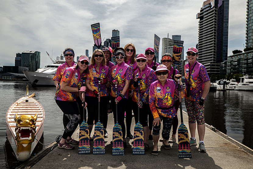 The pink-powered event changing lives one paddle at a time