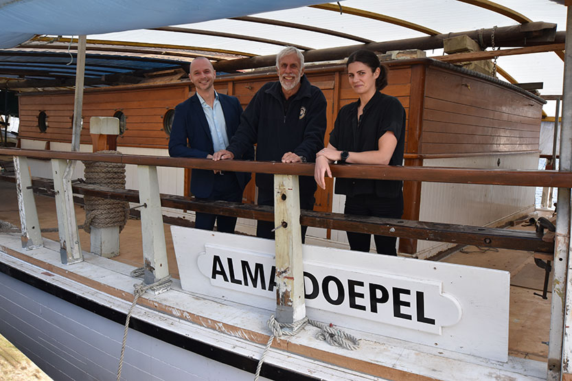 Timber from Central Pier’s western tip to be repurposed on the Alma Doepel