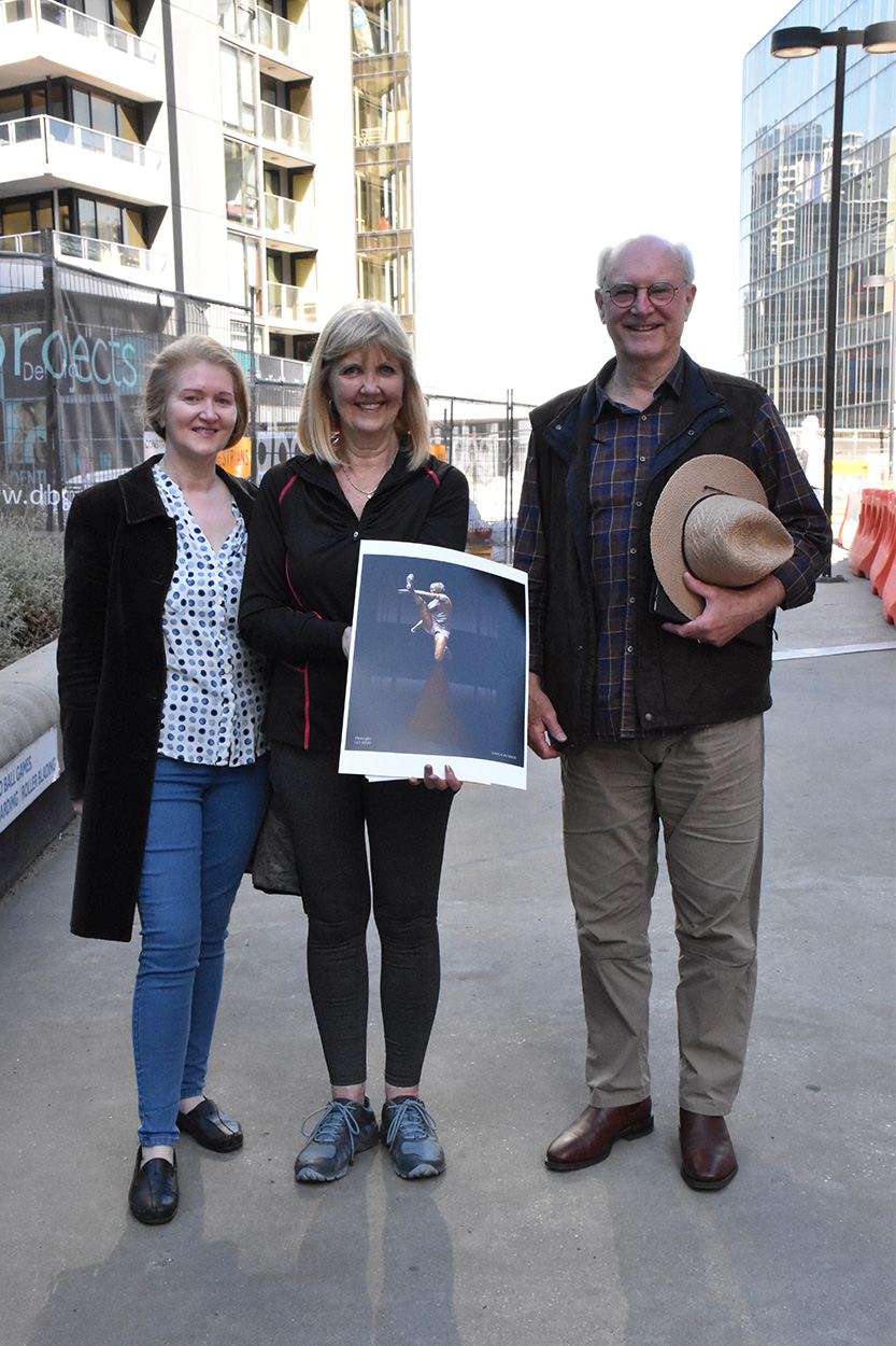 Tayla Harris statue to permanently reside in Docklands