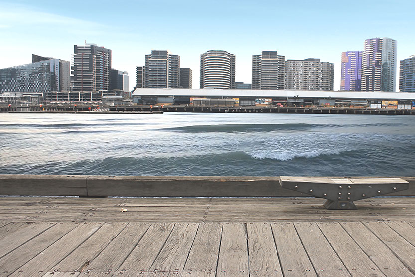 The surf’s up in Victoria Harbour
