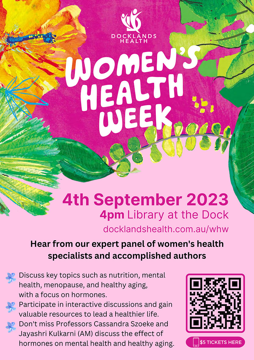 Docklands Health presents Women’s Health: Highlighting Hormones