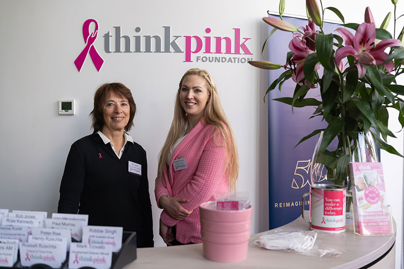 Think Pink Living Centre celebrates the reopening of The Living Centre