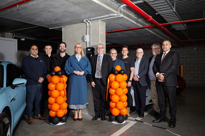 Dock 5 unveils electric vehicle charging project