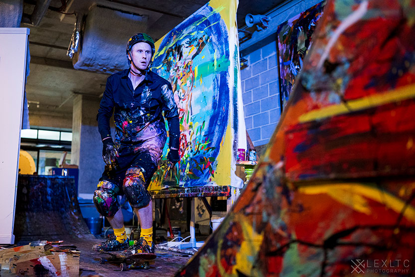 Melbourne skateboarding artist presents new exhibition in Docklands