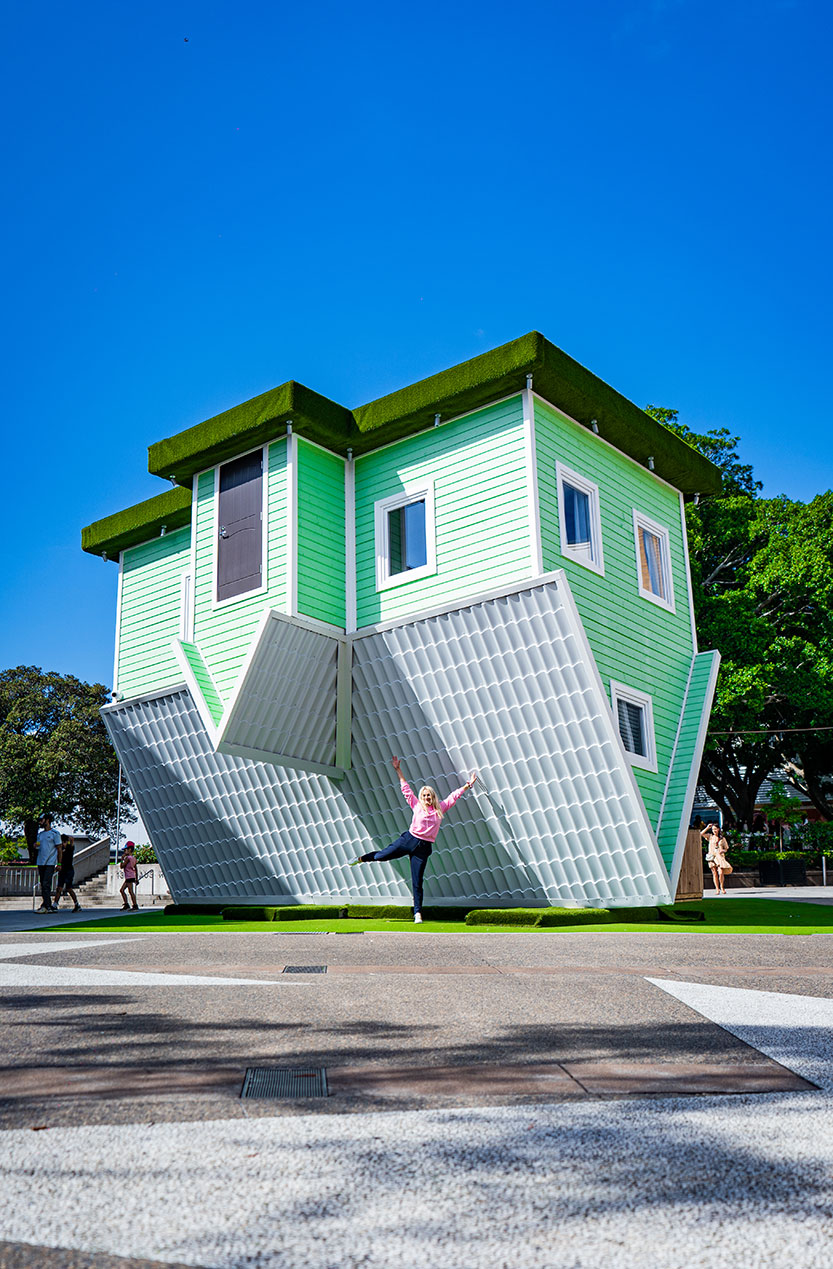 Topsy-turvy fun lands in Docklands