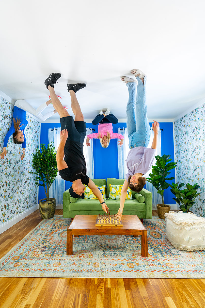 Topsy-turvy fun lands in Docklands