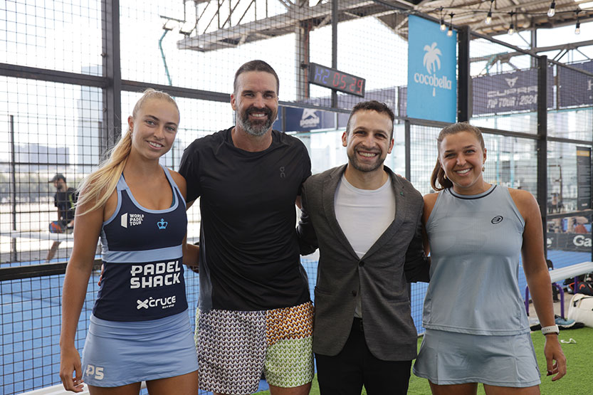Pat Rafter joins in on the padel craze sweeping Docklands