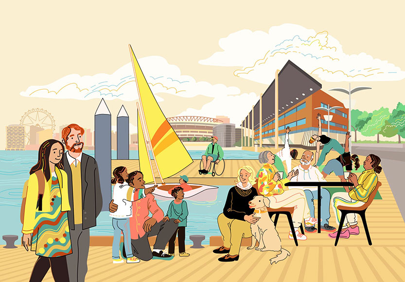 Docklanders embrace online neighbourhood page