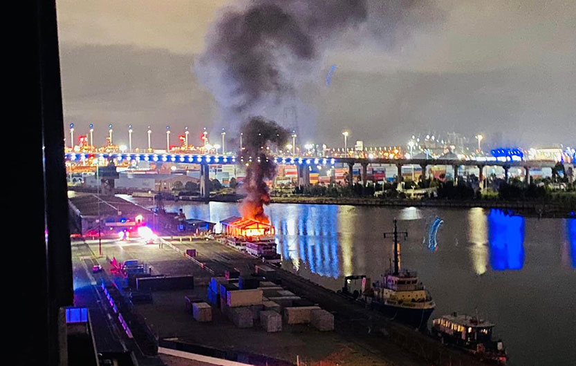 Police continue to investigate ATET fire