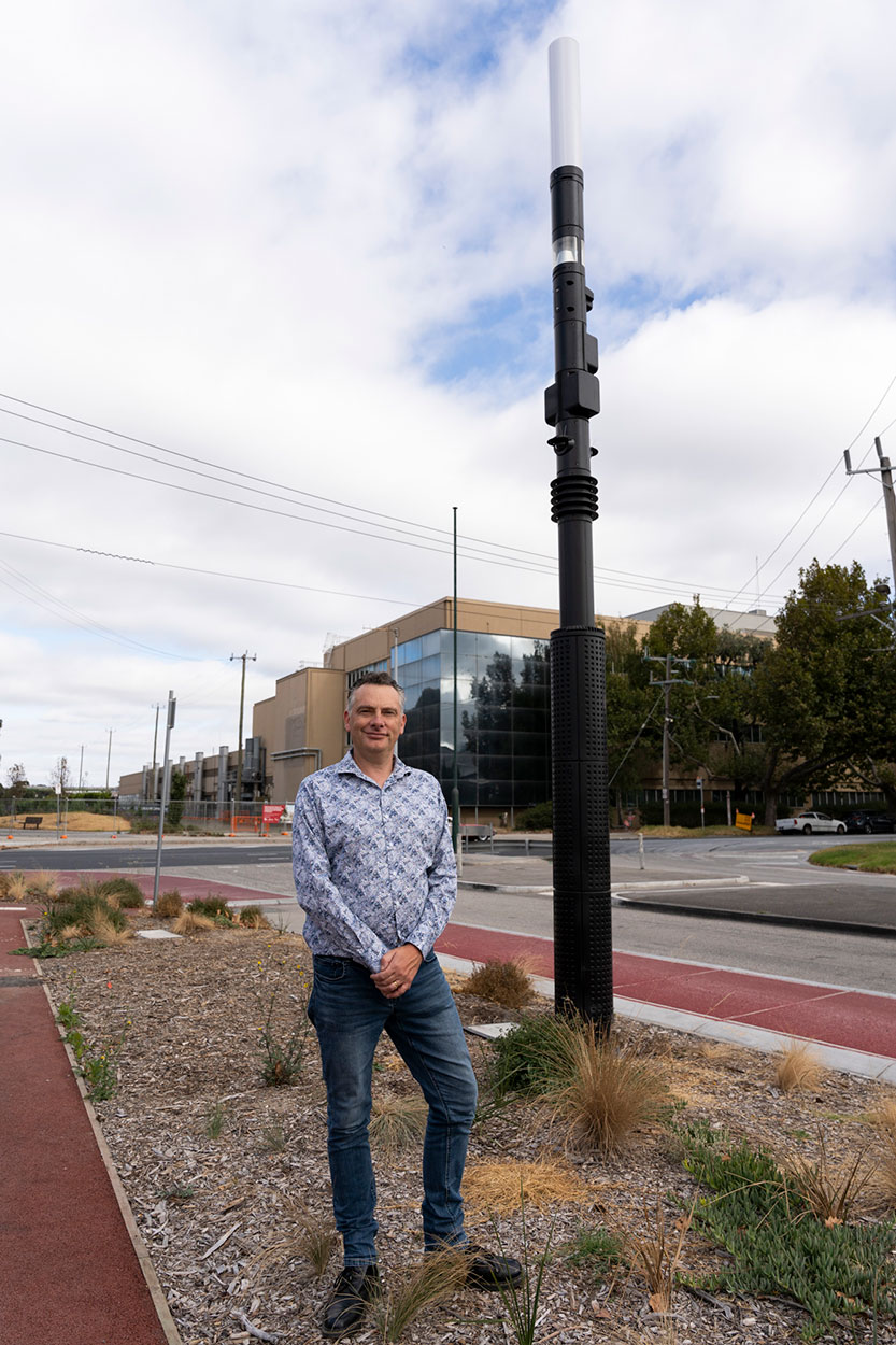 New smart poles rolled out in Fishermans Bend
