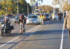 Designated bike lane unveiled