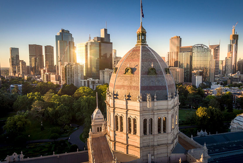 See a Melbourne view last experienced nearly 100 years ago