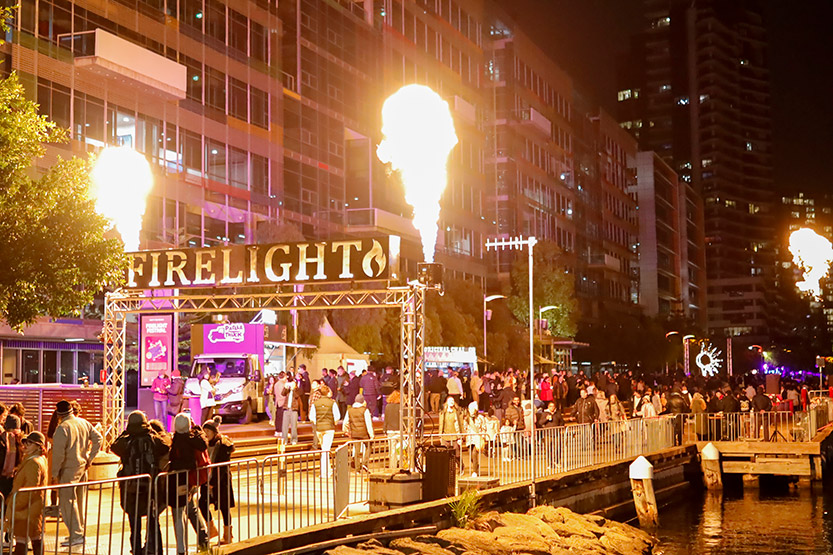 Docklands “roars” to life for Firelight