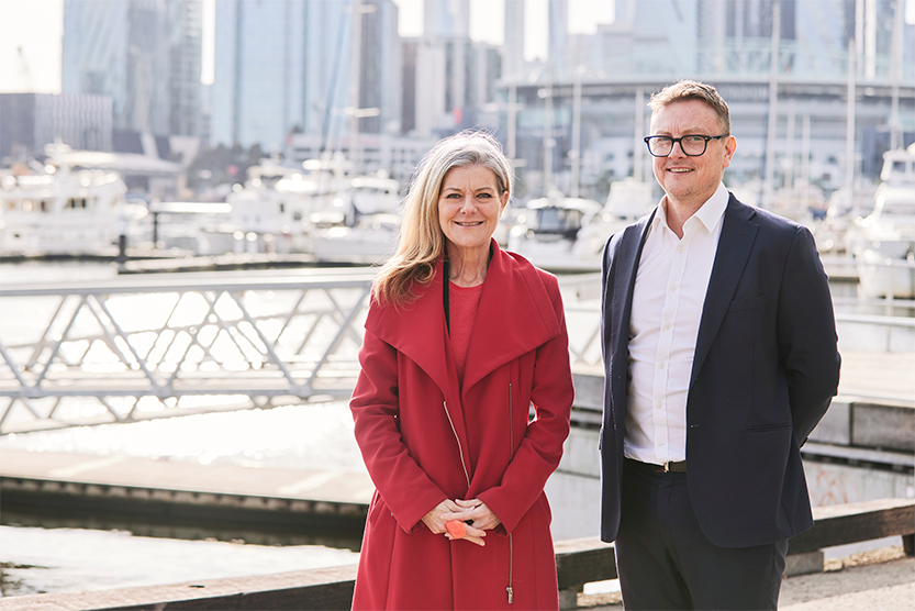 Construction under way at Collins Wharf