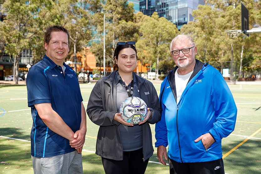 Docklands now home to accessible walking soccer