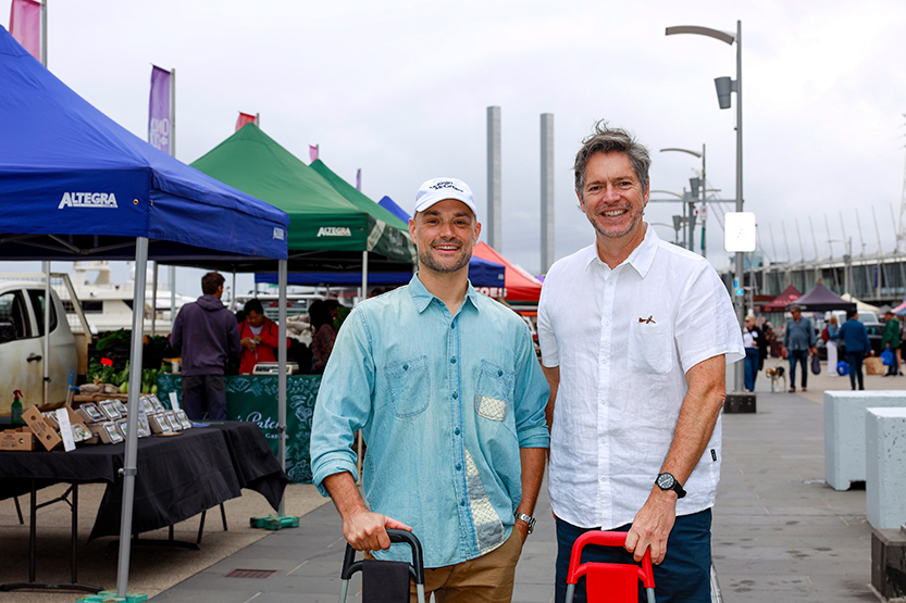 Docklands’ new farmers market kicks off the year with a bang