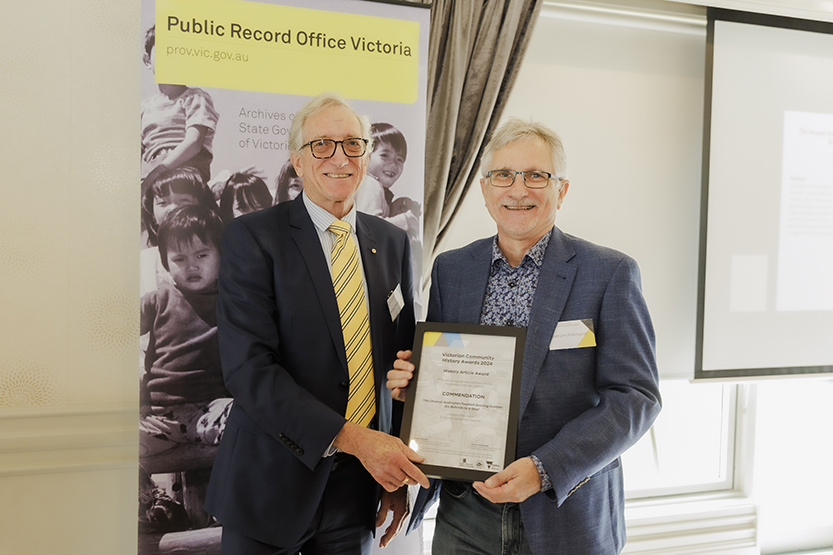 Football historian commended for his work looking at the AFL’s little-known history
