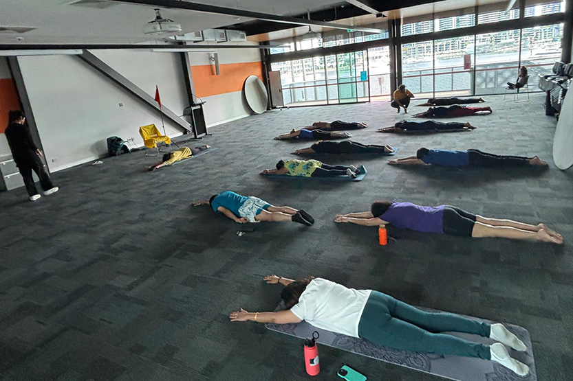 Free Sunday yoga classes at Docklands Community Hub