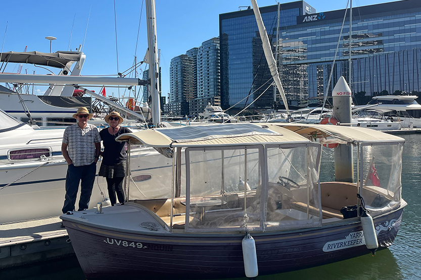 Kelvin and Palz: guardians of the Yarra Riverkeeper’s Puggle