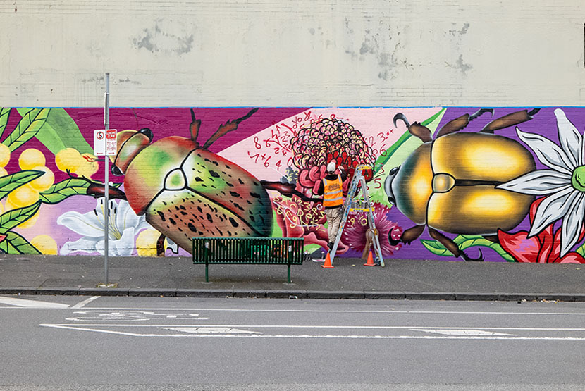 Escape into nature with North Melbourne’s latest mural 