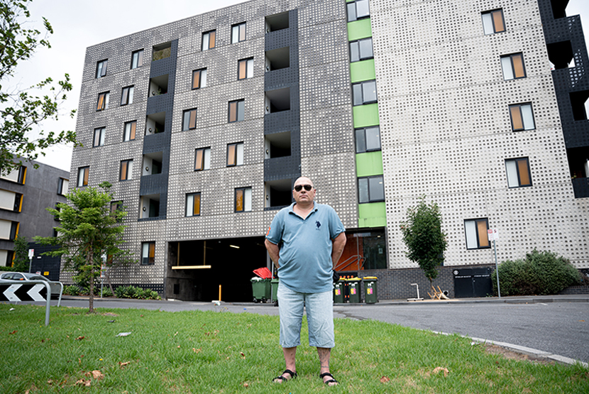 New security doors installed at public housing building 