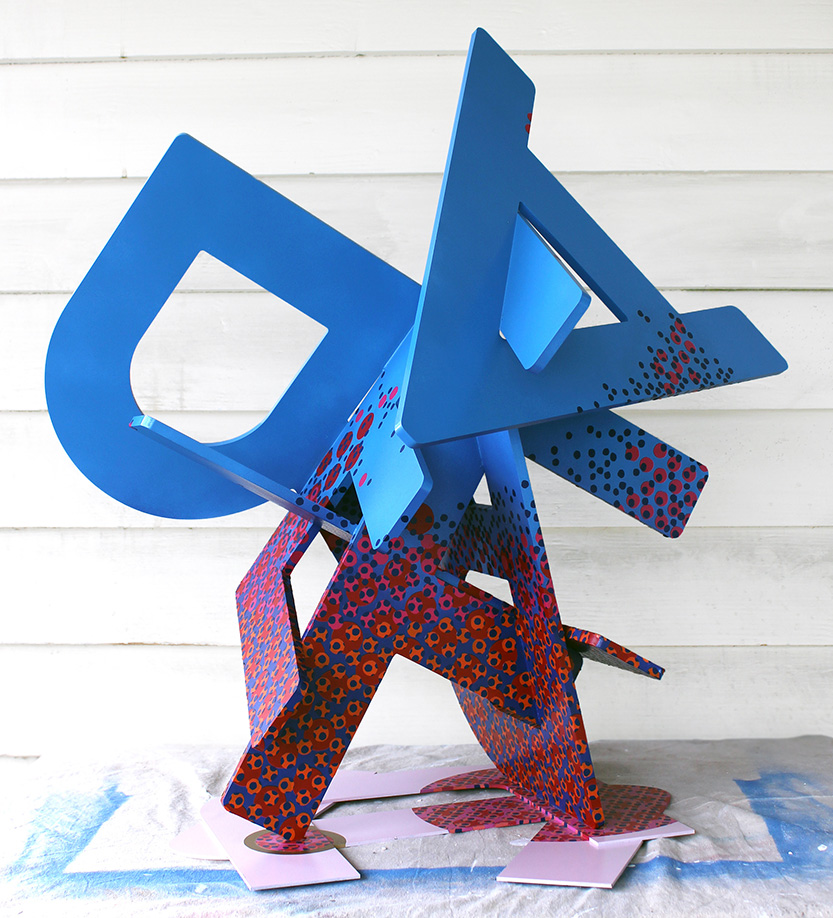 Local artist exhibits sculptures at Library at the Dock