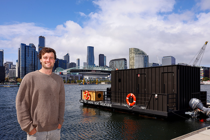 Sauna Boat brings floating wellness to Docklands