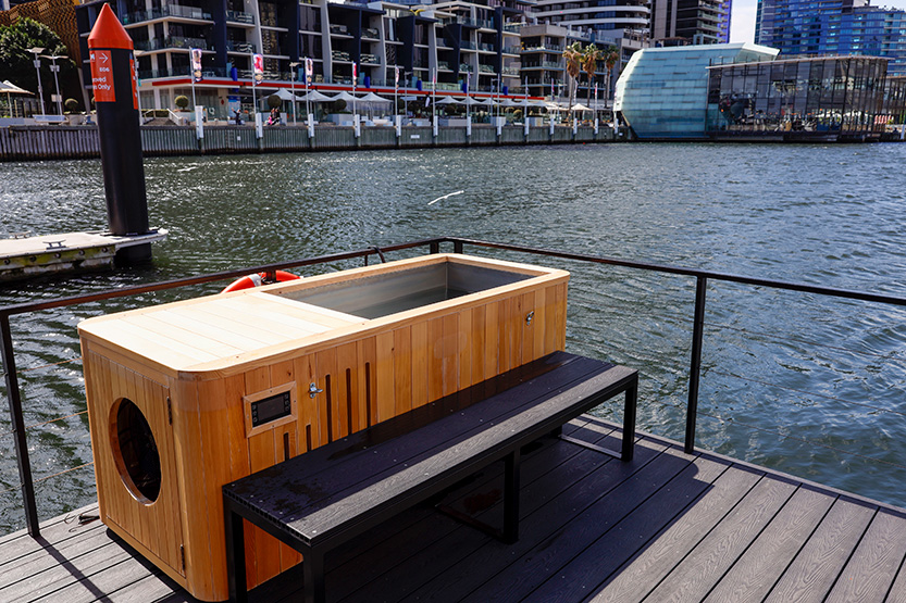 Sauna Boat brings floating wellness to Docklands