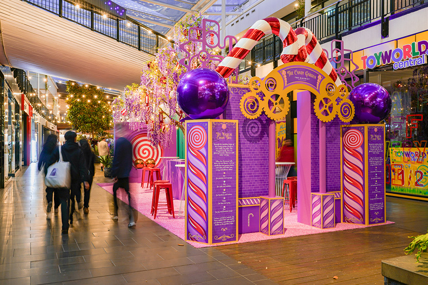 Giant gummy bears take over The District Docklands in Melbourne’s sweetest festive installation yet
