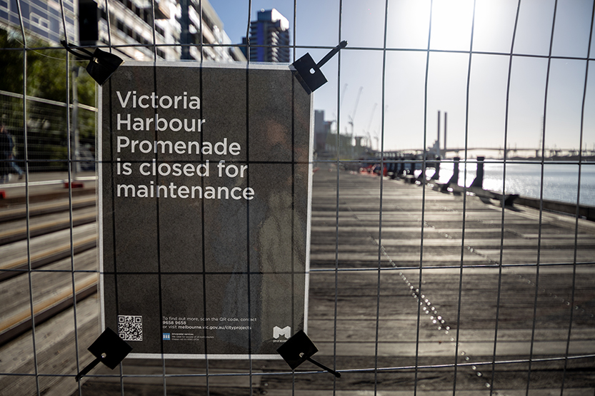 Victoria Harbour Promenade: from precaution to crisis on the wharf