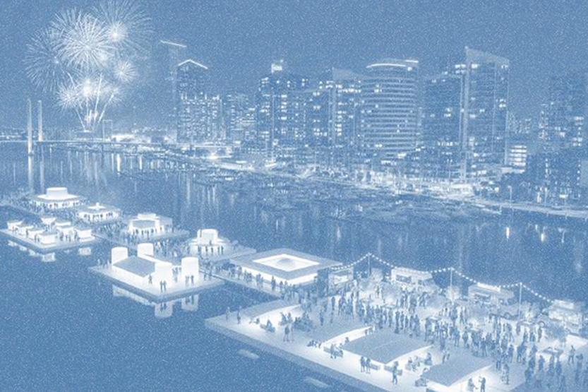 Students reimagine a “New Central Pier” as Docklands waits for its next act