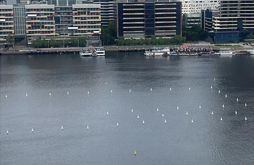 Central Pier “Echo” lights up Victoria Harbour as new heritage installation completed