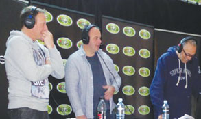 Radio show comes off the bench and into South Wharf