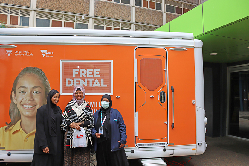 Dental van roadshow supports public housing residents