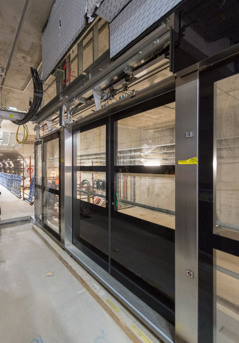 Victorian-first platform screen doors installed in Metro Tunnel
