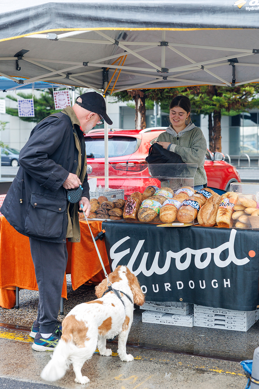 Docklands Waterfront Farmers’ Market launch draws big crowd despite rough weather