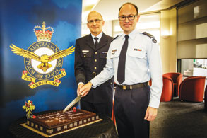 Air force band blows its own trumpet for birthday