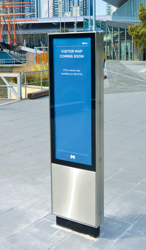 New signs to guide visitors