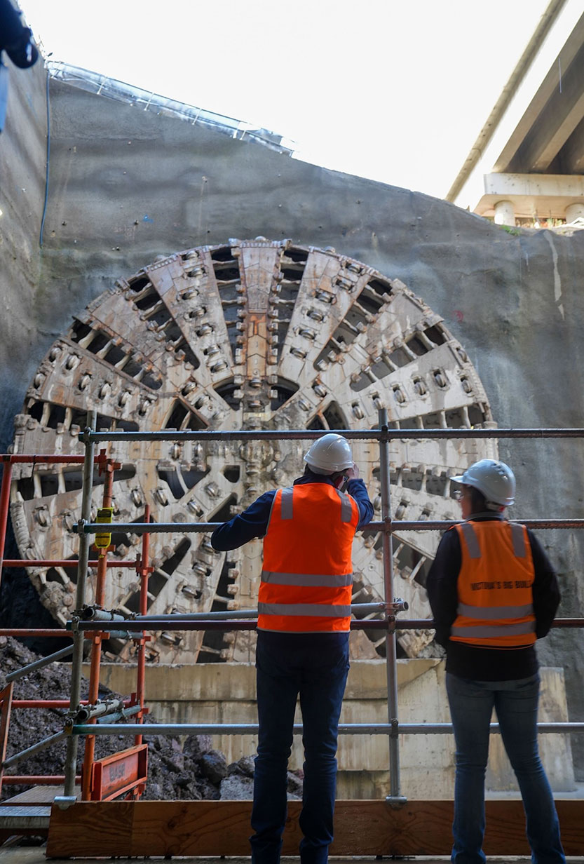 West Gate tunnelling works complete