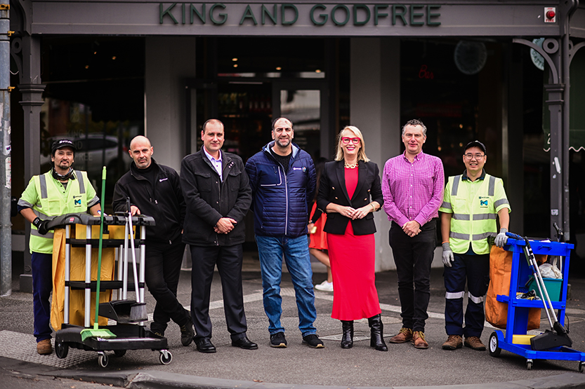 Clean team brings a sparkle to iconic Lygon St precinct