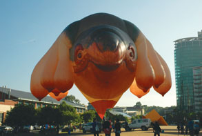 Skywhale visits ACCA