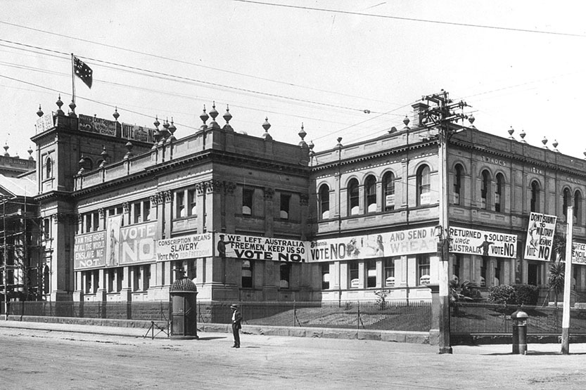 Policeman shot in Trades Hall