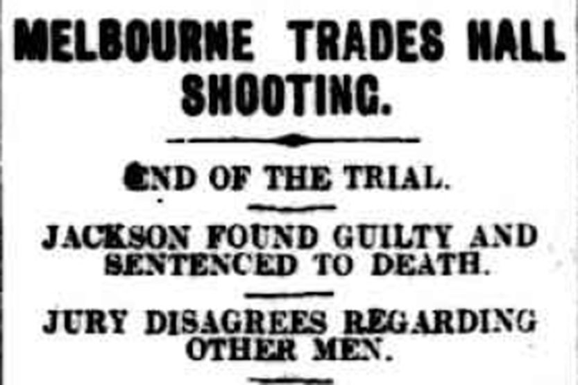 Policeman shot in Trades Hall