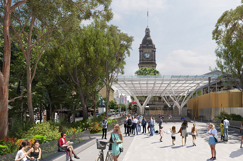 Spectacular Town Hall Station revealed