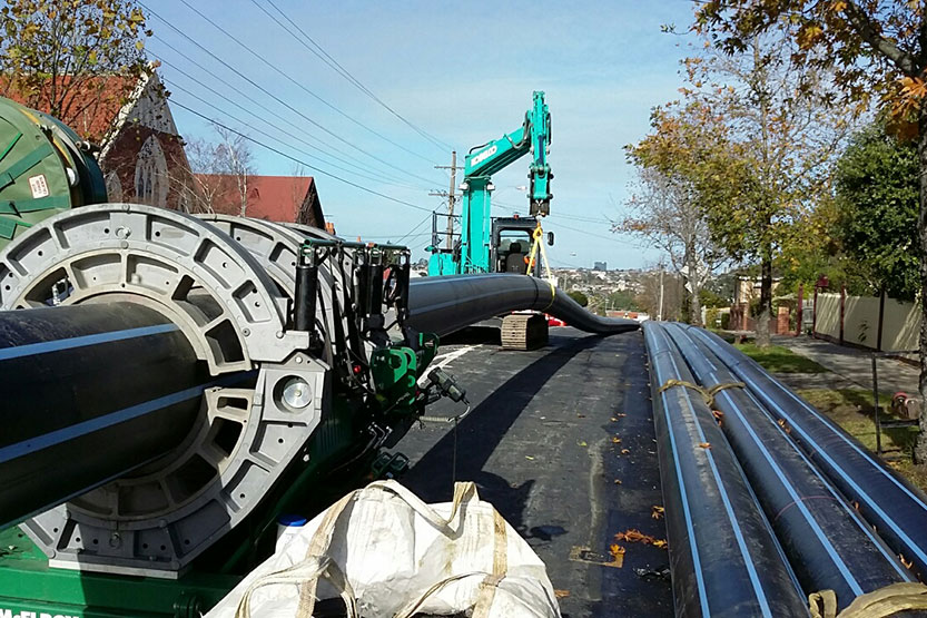 Restoration, upgrade under way for century-old Royal Parade water main