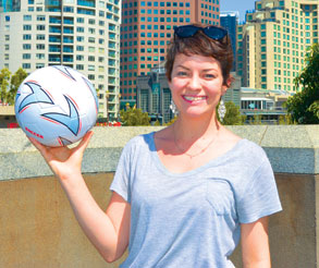 Gemma’s kicking goals at street kids world cup